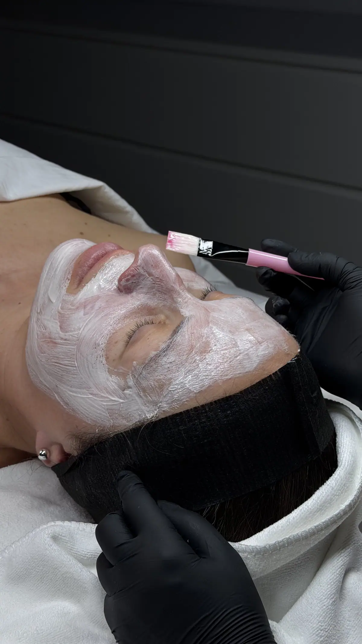 Glowing skin result after a customized facial in Peabody MA