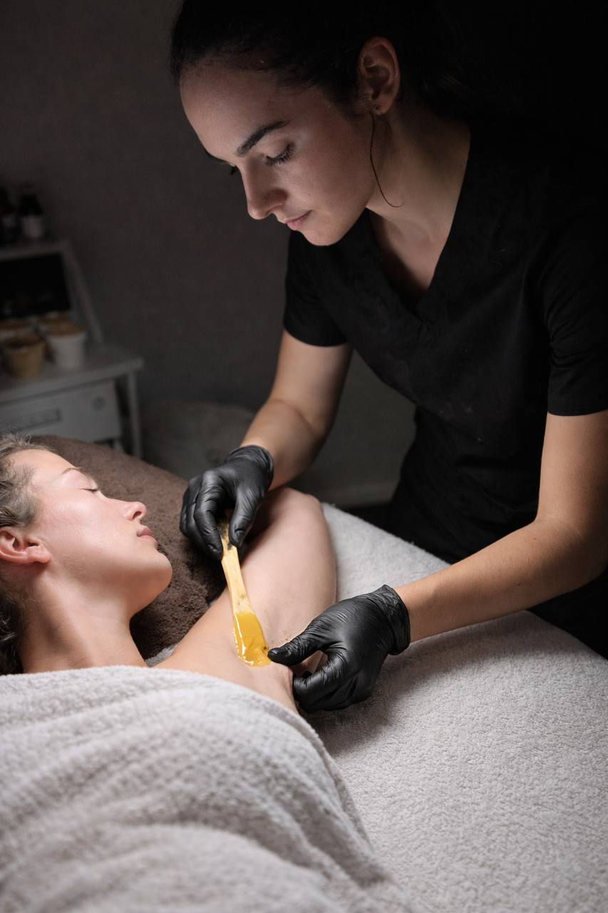 Underarm waxing treatment at SBW Beauty