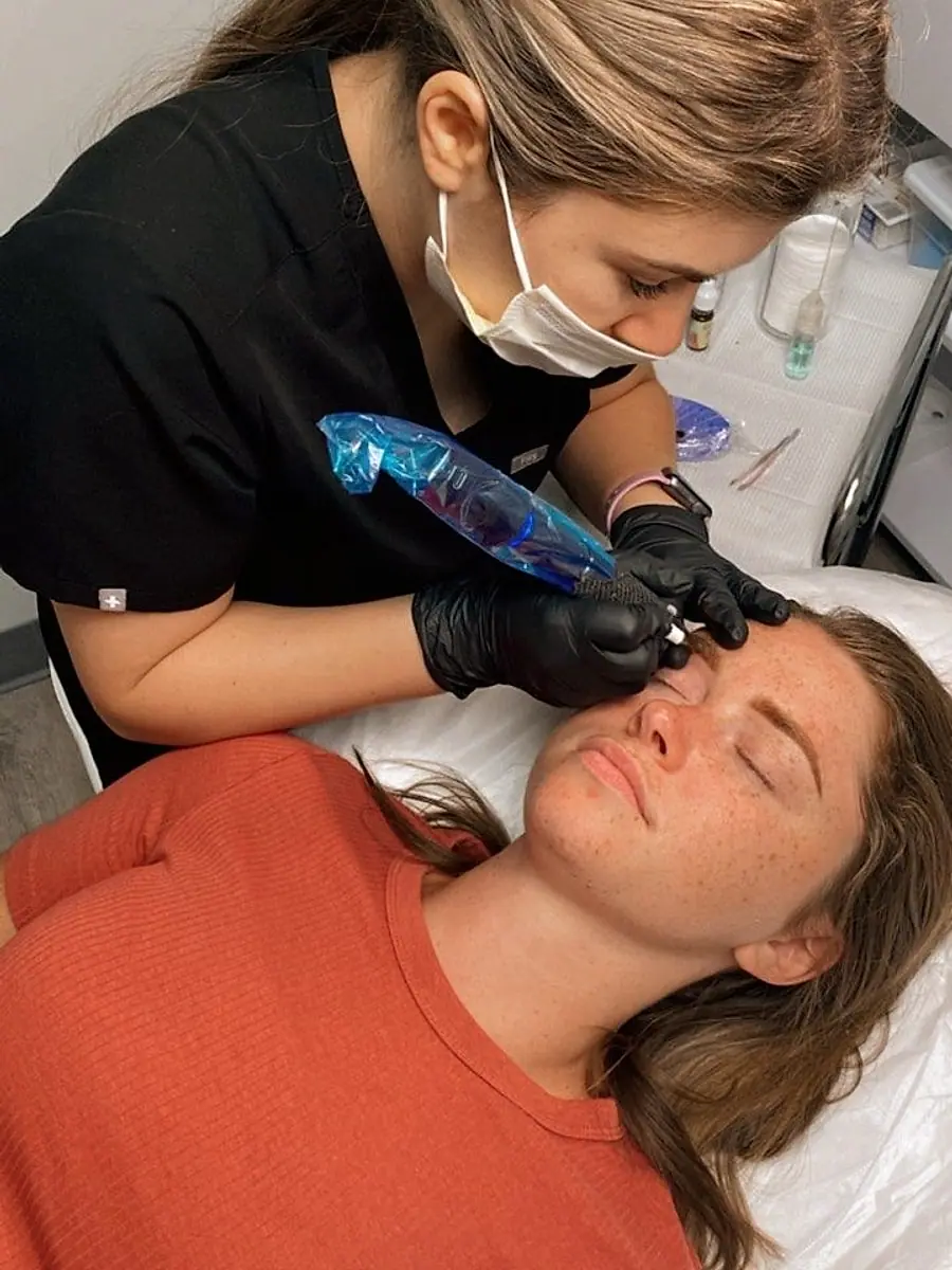 Mixed technique permanent makeup treatment at SBW Beauty
