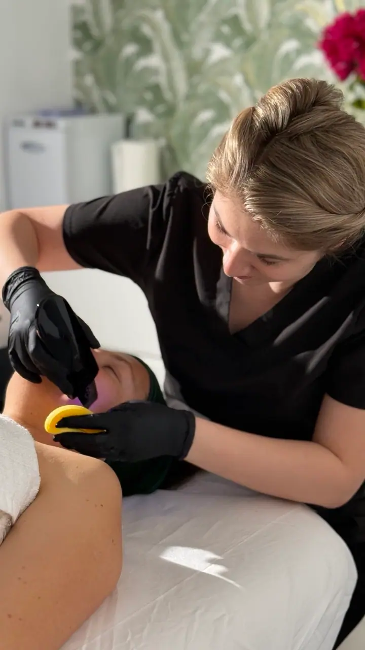 Skincare consultation before a deep pore cleansing facial in Peabody MA